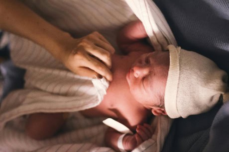 Newborn in the first 72 hours of being home