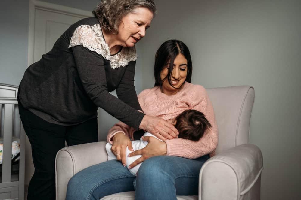 What happens when an overnight doula arrives